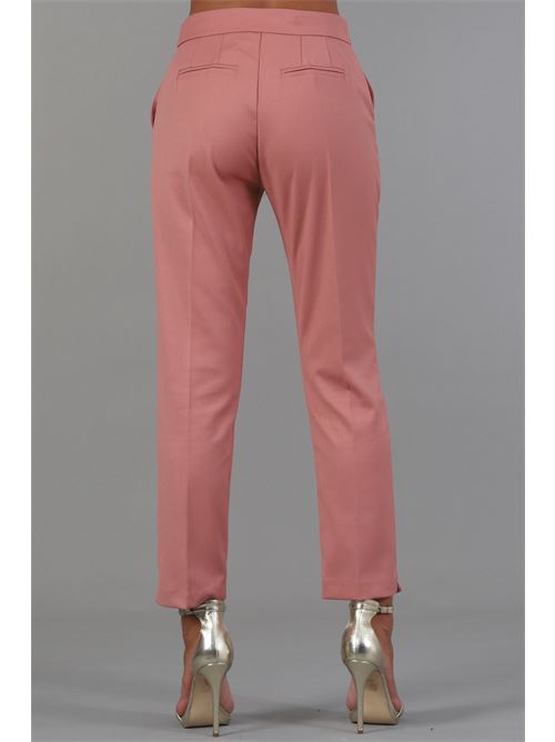 Pantalone in viscosa elastica Manuela Riva | PASEO/0705SALMONE